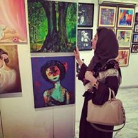 الفنانة التشكيلية