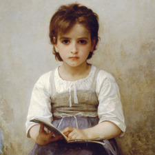 قارئة بين كثبان