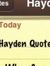 Hayden ...