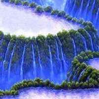 Blue Waterfall