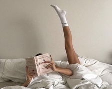 If I’m reading, I’m happy