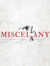 Miscellany