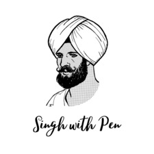 Singh with Pen