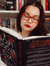 Angela By The Bookcase