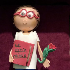 Una rosa entre libros