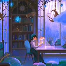 reading girl