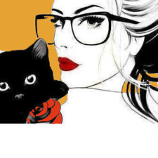 Entre libros y un gato