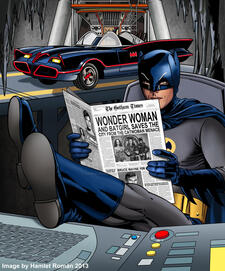 Batman Reading