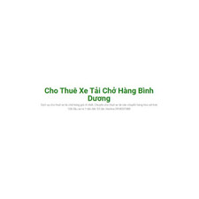 Xe Tải Bình Dương