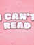 I Can't...