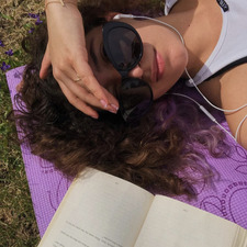 Sabrina is reading
