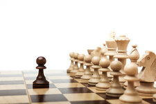 Joseph looking for a manger