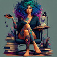 Chaotic Bookworm
