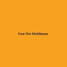 Freefirenickname
