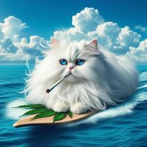 แมวป่วย ทำงานเพื่อสนับสนุนงานอดิเรก