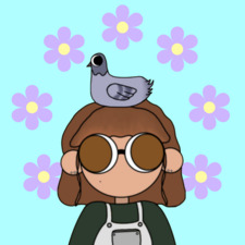 A reading pigeon