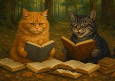 Un libro en el bosque