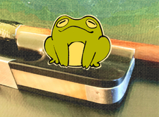 Frog on a frog
