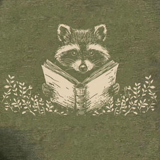 raccon bookmark