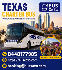 Texas Charter Bus  San Antonio Corporate Travel (texascharterbus) - Wellington, G2, New Zealand (0 books)
