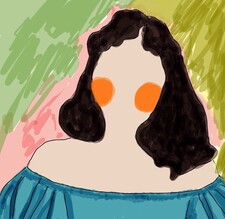 orange cheeks